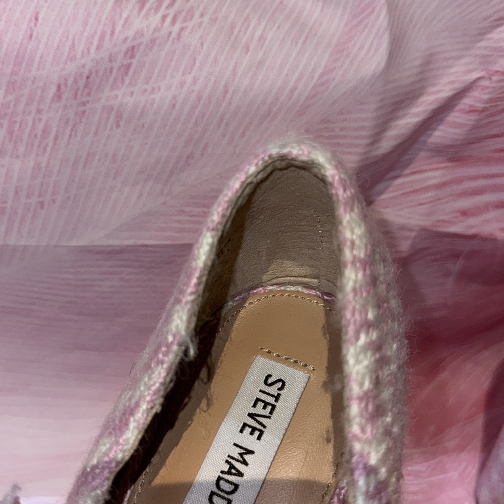 Steve Madden Twice Pink/white platform Mary Jane size 11 - Picture 7 of 8